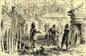 Squanto Greets the English Settlers