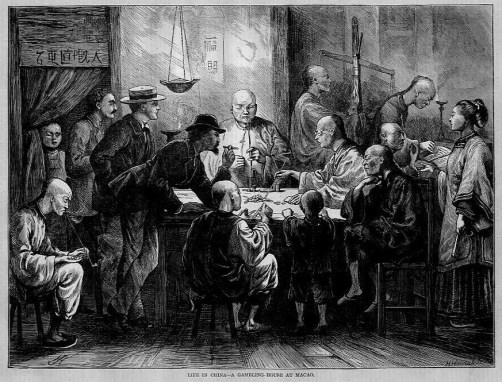 A Gambling House at Macao