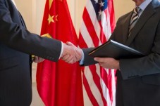 Chinese-US Handshake