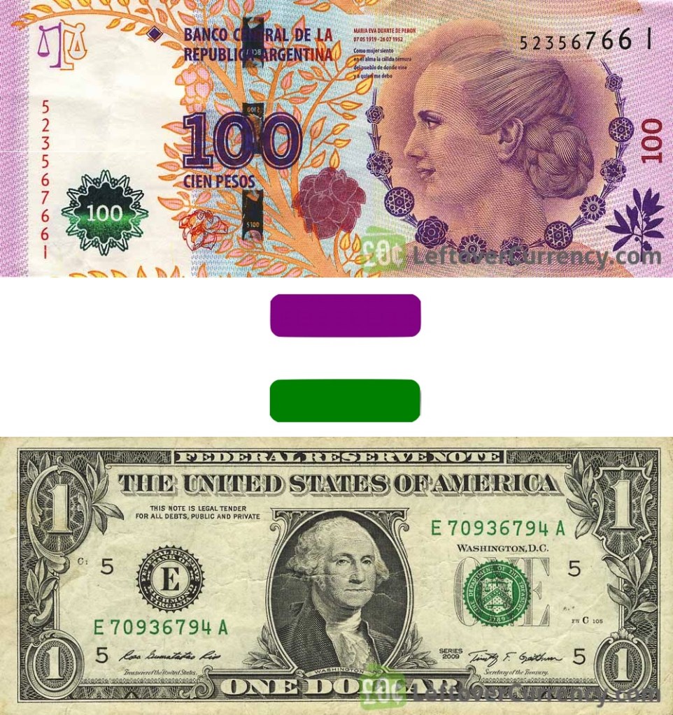 This image has an empty alt attribute; its file name is 100-argentine-pesos-one-us-dollar_leftovercurrency-1.jpg